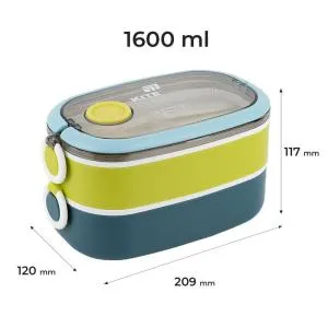 Ланчбокс подвійний з наповненням Kite 1600 мл K25-1181 — купити в Office-Mix | Фото 8 Ланчбокс подвійний з наповненням Kite 1600 мл K25-1181, Дитячий посуд - фото 8