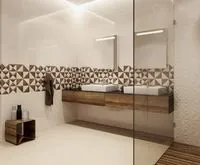 Плитка Opoczno Cloud Beige Glossy squares structure зображення 1