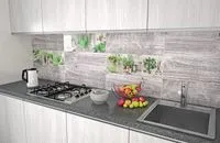Декор Ceramika Konskie Salerno glass kitchen 2 inserto 20x60 зображення 1