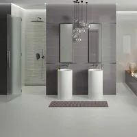 Декор Opoczno Meridian Escota White Inderto Sripes Silver 25x75 зображення 1