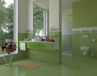 Плитка Opoczno Flora green пол изображение 1