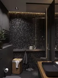 Мозаика Kotto Ceramica GM 8002 C3 Imperial S4-Ceramik Black-Black изображение 1