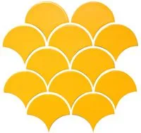 Мозаїка Kotto Ceramica SCALES SC 6025 Dark Yellow (компл А і В) зображення 1