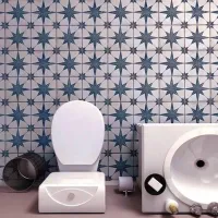 Плитка CERAMICA DESEO HIDRAULICOS STAR BLUE 45x45 изображение 1