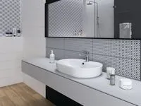 Плитка Cersanit Black&White Патерн B зображення 1