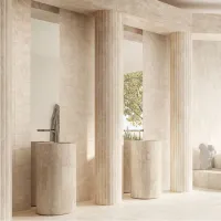 Плитка EMIL CERAMICA DUAL TRAVERTINE ENNS DT.PA WHITE 100X100 10x10 зображення 2
