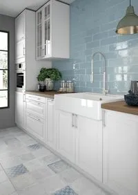 Плитка MONOPOLE ESENCIA BLUE BRILLO 10х30 изображение 1