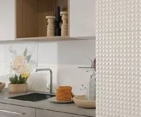 Плитка Opoczno Water Sparkles Origami White Glossy Structure зображення 1