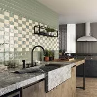 Плитка RIBESALBES CENTURY OLIVE BRILLO 7, 5х15 зображення 1