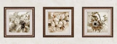 Декор Intercerama Centurial коричневый (Д97031), Фото