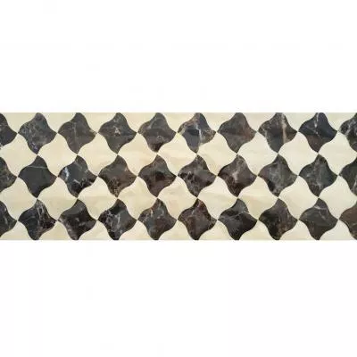 Декор CERAMICA DESEO CLASIC DECOR DARK 750x250, Фото