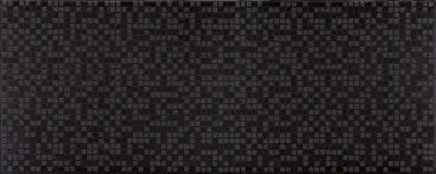 Декор Ceramika Konskie Michelle Alfa black inserto 20x50, Фото