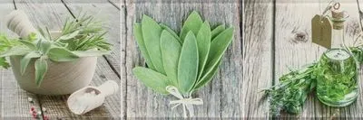 Декор Ceramika Konskie Salerno glass kitchen 2 inserto 20x60, Фото