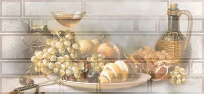 Декор Intercerama Metro серый 1 Д59071, Фото