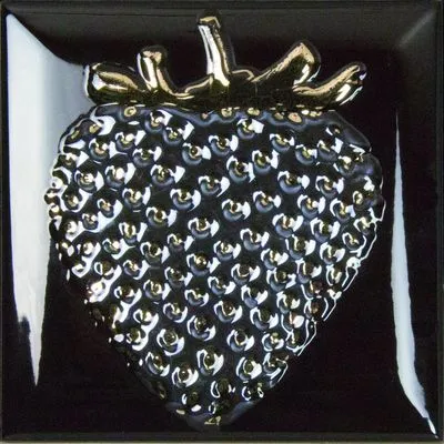 Декор MONOPOLE SEASON FRESA CHOCOLATE BRILLO BISEL 15х15, Фото