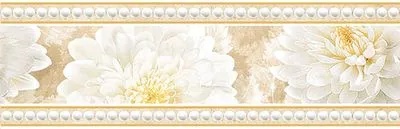 Плитка Intercerama Elegance бордюр широкий бежевий (БШ81021), Фото