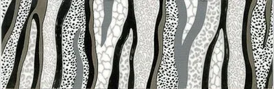 Плитка Intercerama Fluid бордюр широкий белый (БШ15061-2), Фото