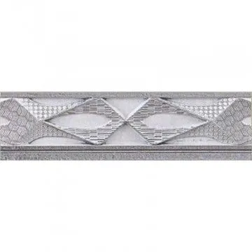 Фриз El Molino Torso Cenefa Plata 70x250, Фото