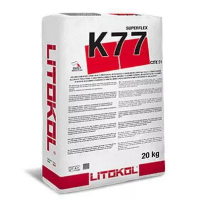 Клей для плитки Litokol SUPERFLEX K77G0020 20 кг, Фото