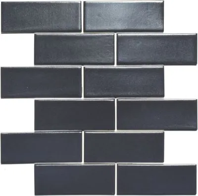Мозаїка Kotto Ceramica BRICK B 6022 Grafit Black, Фото