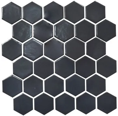 Мозаика Kotto Ceramica HEXAGON H 6022 Grafit Black, Фото