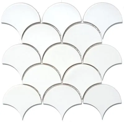 Мозаїка Kotto Ceramica SCALES SC 6024 White, Фото