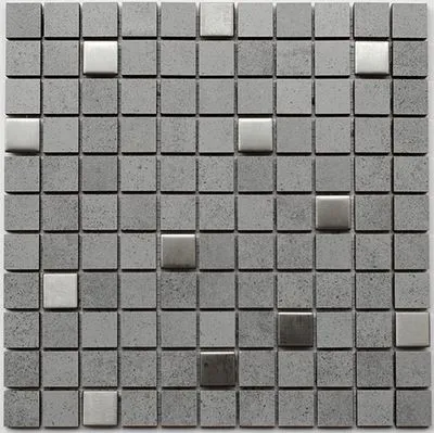 Мозаїка Kotto Ceramica СМ 3026 C2 grey/metal mat, Фото