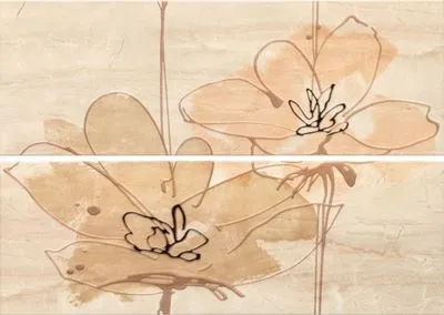 Панно Ceramika Konskie Granada flower inserto 50x60, Фото