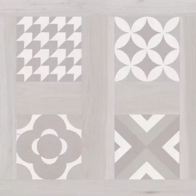 Плитка Argenta Ceramica SELANDIA DECOR BIANCO RC 60x60, Фото