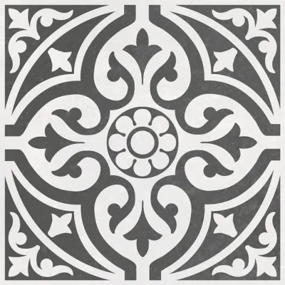 Плитка CERAMICA DESEO HIDRAULICOS RONDA BLACK 45x45, Фото