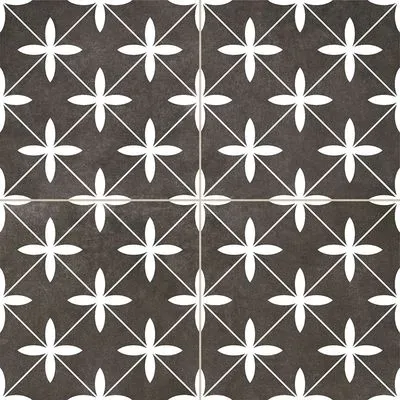 Плитка Dual Gres Poole Black 45х45, Фото