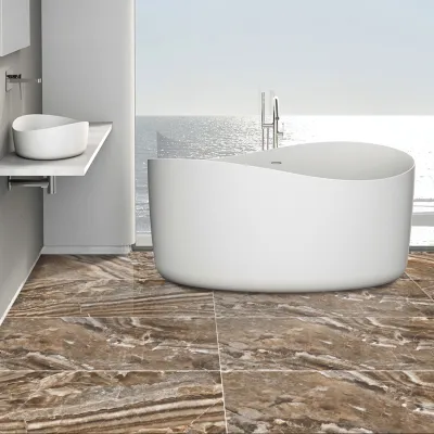 Плитка MEGAGRES QORTECIA QORTECIA BROWN HG POL 120x60, Фото