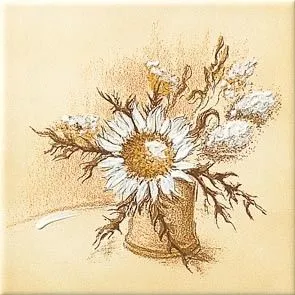 Декор Rako Classic WIT1B259 бежевый, Фото