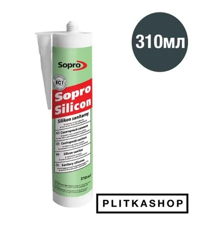 Санитарная силиконовая затирка Sopro Silicon 060 310мл, Фото