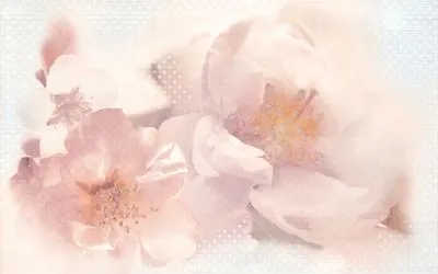 Декор Cersanit Violeta цветы декор, Фото