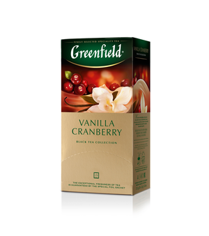 Чай чорний GREENFIELD Vanilla Cranberry 1.5г х 25 шт. gf.106043
