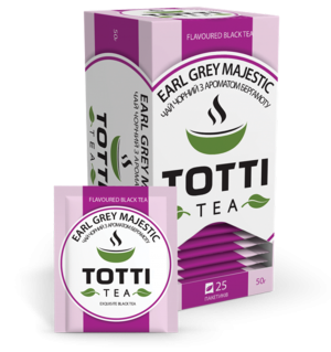 Чай чорний TOTTI Tea Earl Grey Majestic 2г х 25шт tt.51502