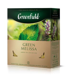 Чай зелений Green Melissa Greenfield 1,5г х 100шт gf.106331