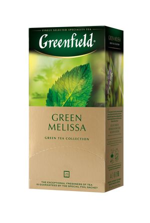 Чай зелений GREEN MELISSA Greenfield 1,5г х 25шт gf.106033