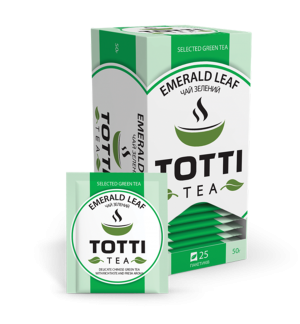 Чай зелений TOTTI Tea Emerald Leaf 2г х 25шт tt.51501
