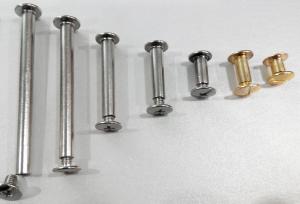 Болти для палітурки металеві 10 мм серебро 100 шт DA LH-101002 - Фото 1