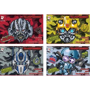 Альбом для малювання Transformers 12 аркушів Kite TF18-241