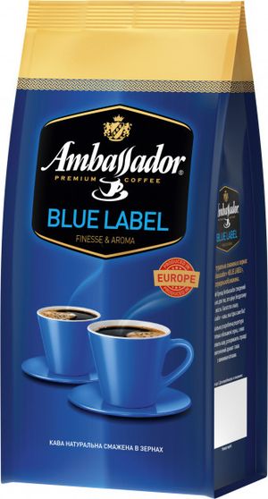 Кава зерно Ambassador Blue Label 1кг 1055420