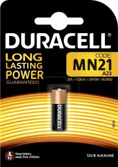 Міні-міні алкалінова батарейка 12V MN21 для електро приладів, DURACELL 1 штука Китай 0157343