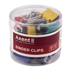 Біндер кольоровий 25 мм туба (12шт) асорті Axent 4410-A