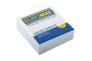 Блок паперу для нотаток 90х90х30 мм склеєний Buromax BM.2208