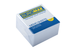 Блок белой бумаги для заметок 80х80 несклеенный BM.2205 Buromax