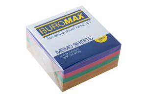 Блок бумаги для заметок Декор 90х90 склеенный BM.2284 Buromax