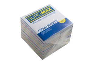 Блок паперу для нотаток Веселка 90х90 несклеенный BM.2249 Buromax