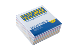 Блок бумаги для заметок Зебра 80х80 несклеенный BM.2253 Buromax